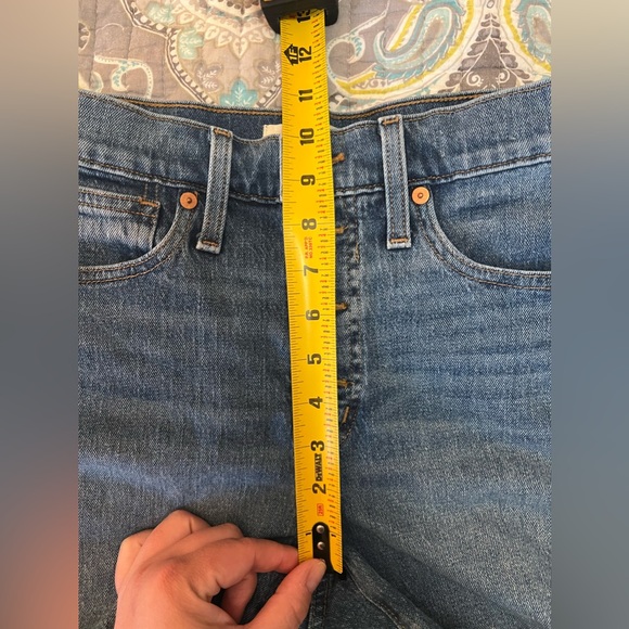Madewell Button Fly High Rise Denim Shorts Size 24 - Picture 5 of 9